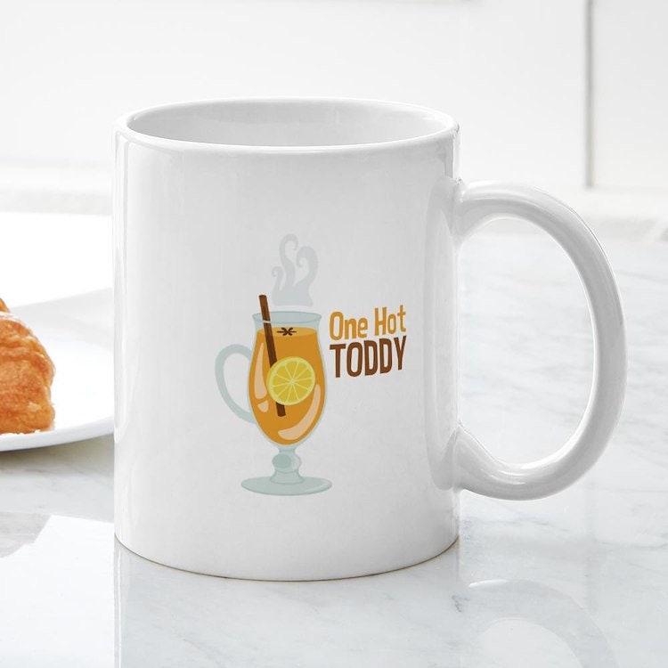 Cafepress One Hot TODDY Mugs Ceramic Coffee Mug, Tea Cup 11 Oz 