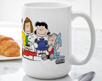 CafePress Peanuts Gang Music Mugs Ceramic Coffee Mug, Tea Cup 15 oz