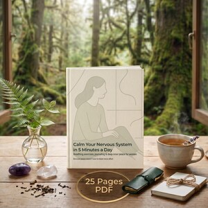 Nervous System Reset Workbook | 21 Day Mental Load PDF | Self Care Journal for Women | Mindfulness | BloomMindCreative