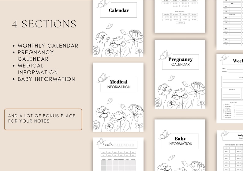 Planificador De Embarazo Y Libro De Recuerdos Clever Fox - Diario Semanal Para Un Embarazo Feliz Y Organizado, 41 Semanas, Tapa Dura, Ideal Para Mamás Primerizas