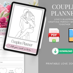 Couples Planner, Couples Journal, Save our memories, Couple Games, Relationship planner, Date night planner, couple gift, Wedding gifts