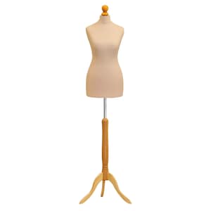 DL803 Half Scale Mini Dress Form Pink Velvet Mannequin Miniature Dressmaker  Dummy for Sewing, Jewelry Display Stand Holder Model With Wooden 