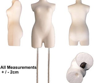 Female Bust Form Tailors Dummy Mannequin On A Choice Of Wooden - View #5