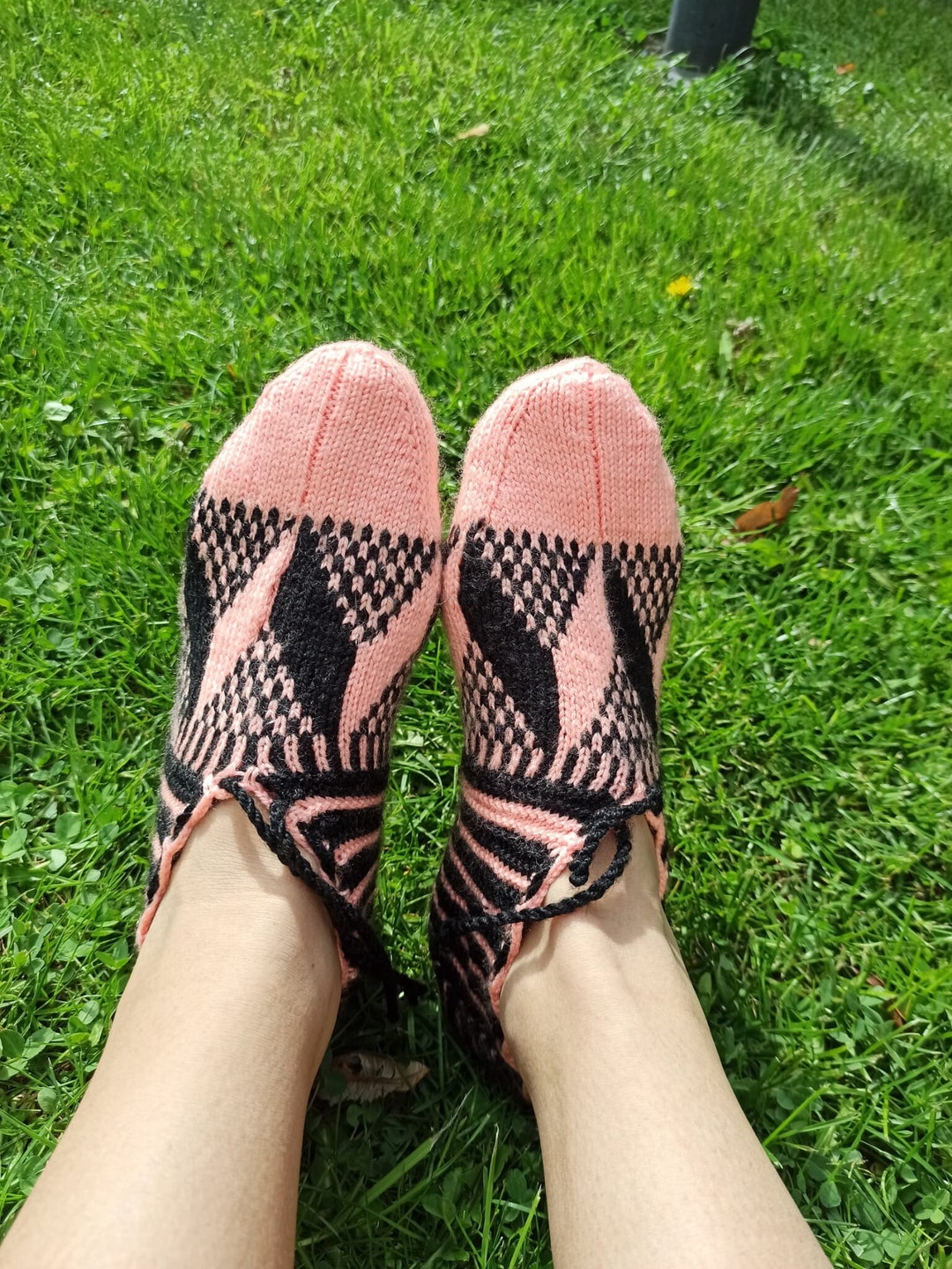 Traditional Turkish Handknitted Booties, Wool Booties,traditional