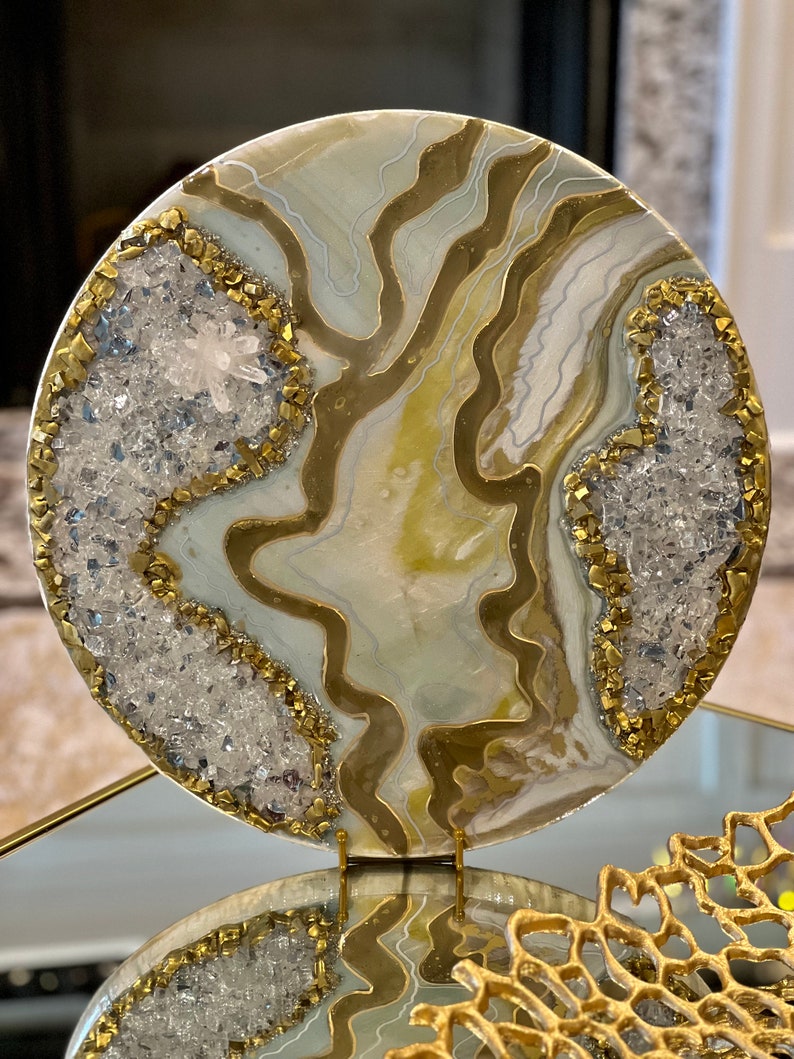Resin Geode Art Painting to Make Any Room Pop. Variety Colors Are ...