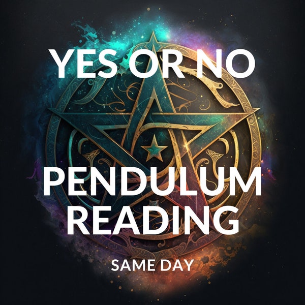 Yes or No Pendulum Reading, Magic, Magick, Witchcraft, Witchy, Occult, Mystic, Ritual, Esoteric, Mystical, Spirituality, Wiccan