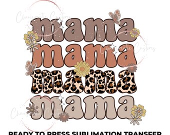 Spooky / Mama Ready to Press Sublimation Transfer - Etsy