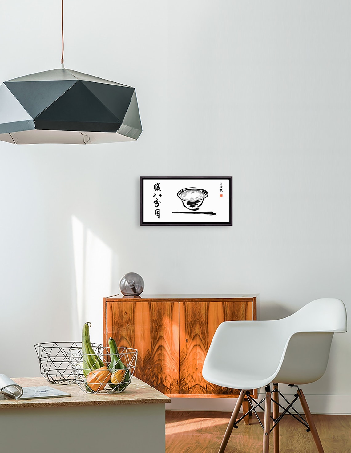 腹八分目 - Hara Hachi Bu (hara Hachi Bun Me), an Original Sumi-e Style Fine ...