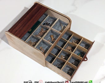 Tambour jewelry box