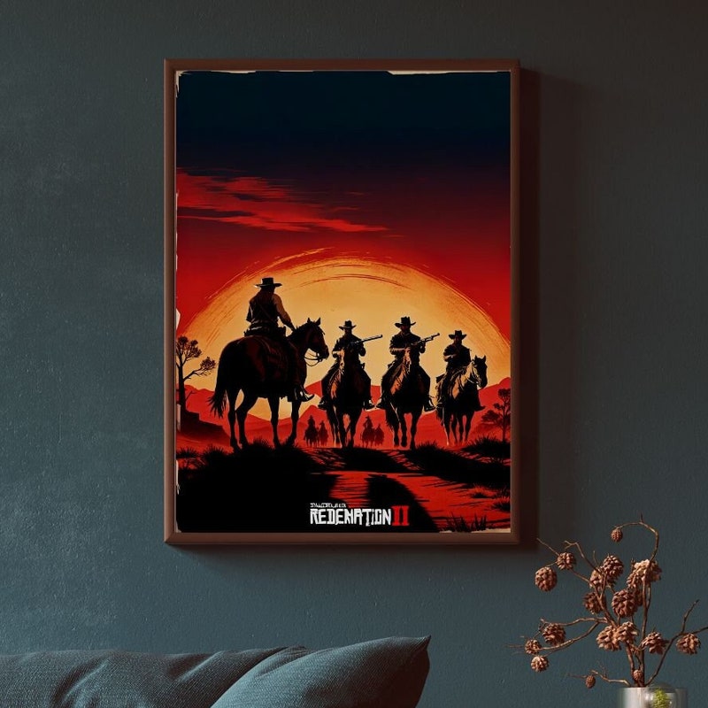 Wall Poster Rdr2 Rdr2 Wall Posters - Etsy