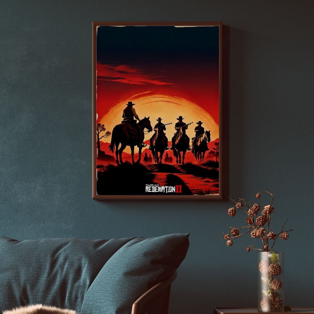 Red dead redemption 2 - Etsy 日本