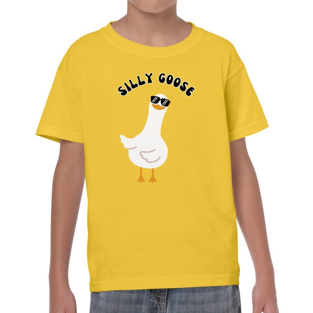 Silly Goose T-shirt for Kids Silly Goose Shirt for Boys and - Etsy