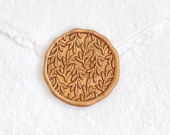 10x Wax seal with adhesive dot "ENCHANTED GARDEN" for self-adhesive | handmade