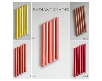 Wax stick in bright colors pack of 5 or 10 | different color variants | Wax rod for wax seals | Premium wax rod
