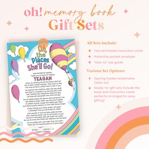 Oh the Places You'll Go School Memory Geschenk Set