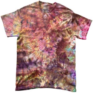 Autumn Mix Ice Tie Dye T-Shirt, Adult, Youth, Unisex XS, S, M, L, XL, 2XL, 3XL, 4XL, 5XL, Dyed in the UK, Gift, Handmade to Order
