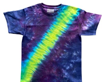 Green Space Rift Tie Dye T-Shirt, Youth, Unisex, XS, S, M, L, XL, 2XL, 3XL, 4XL, 5XL, Dyed in the UK, Gift