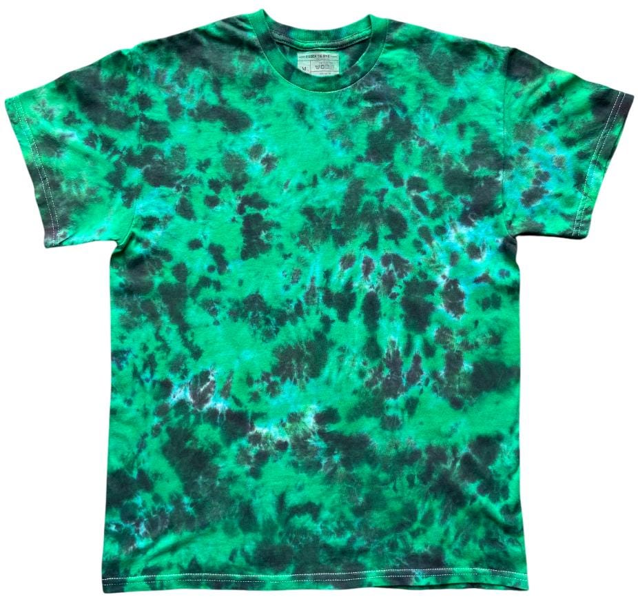 Décontracté Tie-Dye Crewneck Manches Longues Color Block Pull Chemises