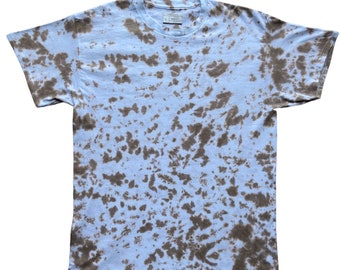 Khaki Scrunch Tie Dye T-shirt, Adult, Youth, Unisex, XS, S