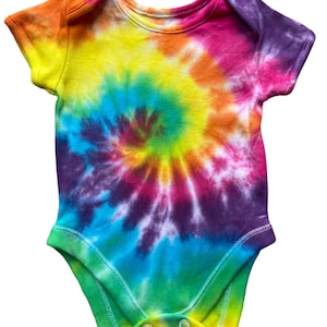 Regenbogen Spiral Baby Weste, 0-3 Monate, 3-6 Monate, 6-9 Monate, 9-12 Monate, 12-18 Monate, 18-24 Monate, Unisex, Geschenk, 100% Baumwolle.
