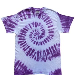Trauben Spirale Tie Dye T-Shirt, Erwachsene, Jugend, Unisex, XS, S, M, L, XL, 2XL, 3XL, 4XL, 5XL, gefärbt in Großbritannien, Geschenk