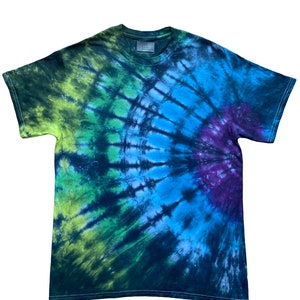 Opal Star Tie Dye T-Shirt, Adult, Youth, XS, S, M, L, XL, 2XL, 3XL, 4XL, 5XL, Dyed in the UK, Gift