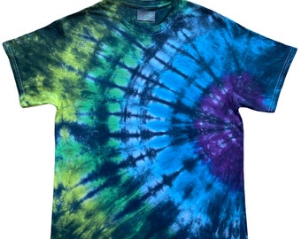Opal Star Tie Dye T-Shirt, Adult, Youth, XS, S, M, L, XL, 2XL, 3XL, 4XL, 5XL, Dyed in the UK, Gift