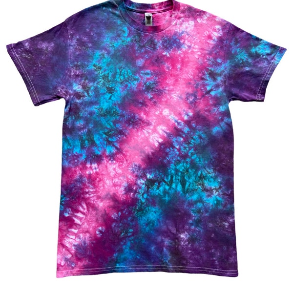 Pink Space Nebula Tie Dye T-Shirt, Adult, Youth, Unisex, XS, S, M, L, XL, 2XL, 3XL, 4XL, 5XL, Dyed in the UK, Gift