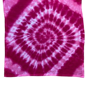 Rosafarbener, quadratischer Baby-Musselin mit Batikmuster, Baby, Unisex, Einheitsgröße, einzigartig, im Vereinigten Königreich gefärbt, Geschenk, 100 % Baumwolle