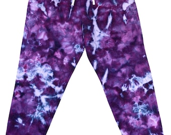 Jogging/pantalon de survêtement Cosmos Tie Dye en édition limitée, GRAND, adulte, prêt à être expédié, unisexe, teint au Royaume-Uni, fait main, livraison gratuite au Royaume-Uni