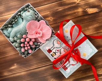 Thanksgiving handmade soap. Dragon soap. Christmas gift box soap. New year 2024 handmade gift. Christmas favor