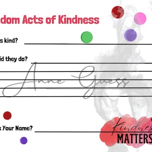 Random Acts of Kindness Printable Cards