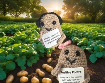 Amigurumi de crochet Gente positiva de la patata