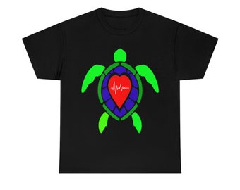 Turtle Love Unisex Heavy Cotton Tee