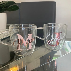 New Creative Double Wall Glass Mug Cup With Dry Flower Funny Transparent  Aesthetic Coffee Juice Milk Water Cup Personalized Gift - Glass - AliExpress