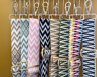 Jacquard Wide Shoulder Strap, Purse Straps, Adjustable Crossbody Bag Straps, Replaceable Shoulder Straps, Handbag Starp, Bag Strap