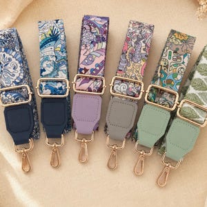 3.8cm Flower Strap, Purse Straps, Adjustable Crossbody Bag Straps, Replaceable Shoulder Straps, Handbag Starp, Floral Straps, Gifts