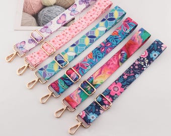 3.8cm Colorful Strap, Purse Straps, Adjustable Crossbody Bag Straps, Replaceable Shoulder Straps, Handbag Starp, Gifts for Girl