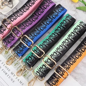 3.8cm Wide Shoulder Strap, Purse Straps, Adjustable Crossbody Bag Straps, Replaceable Shoulder Straps, Luggage Straps, Wave Handbag Starp
