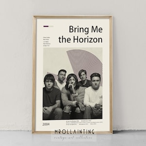 Bring Me The Horizon | Pop music group | Music poster | Count Your Blessings | Oliver Sykes | Album poster | Music wall Art print