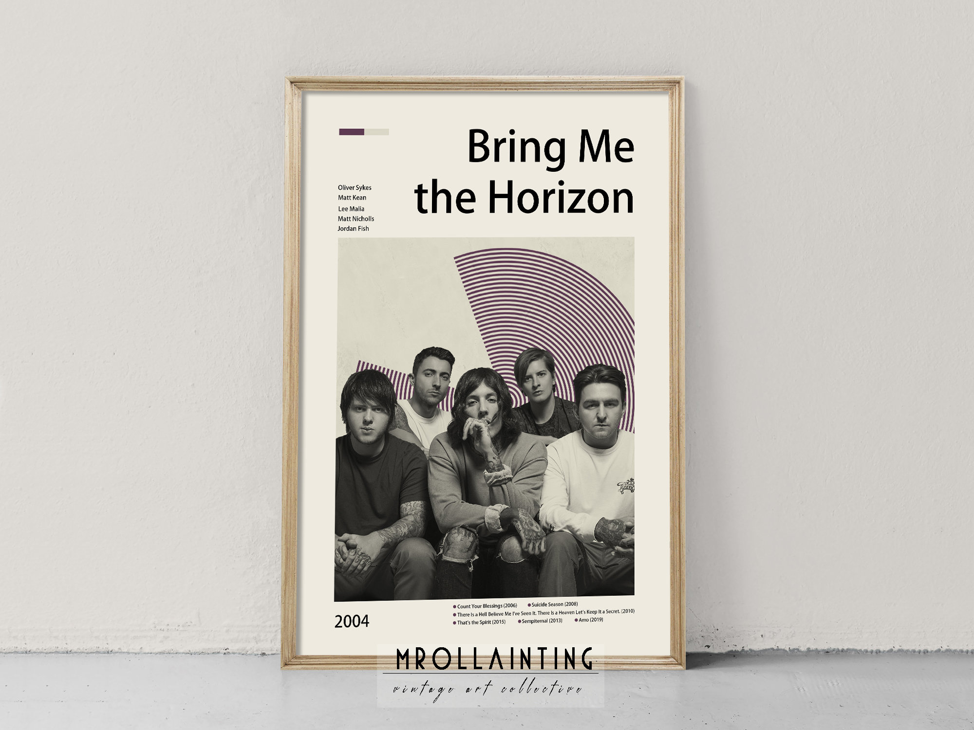 Bring Me the Horizon ポスター Bring Me the Horizon | Metal Core Music Group | Music Poster