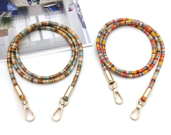 Unique Ethnic Purse Chain, Rope Chain, Colorful Shoulder Handbag Strap, Replacement Handle Chain, Crossbody Chain Strap, Phone Chain