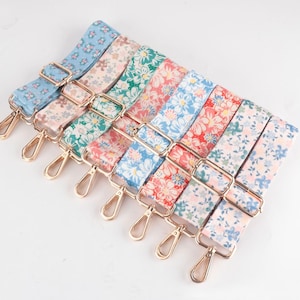 3,8 cm Boho Blumengurt, Geldbörsengurte, verstellbare Crossbody-Taschengurte, austauschbare Schultergurte, Handtaschenstern, Sonnenblumengurte