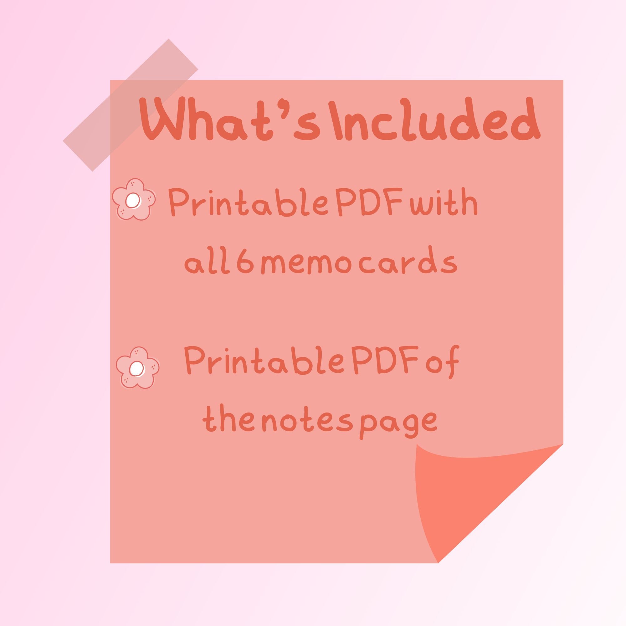 Pink Axolotl Kawaii Printable Memo Pads, Digital Download Memo Pads ...