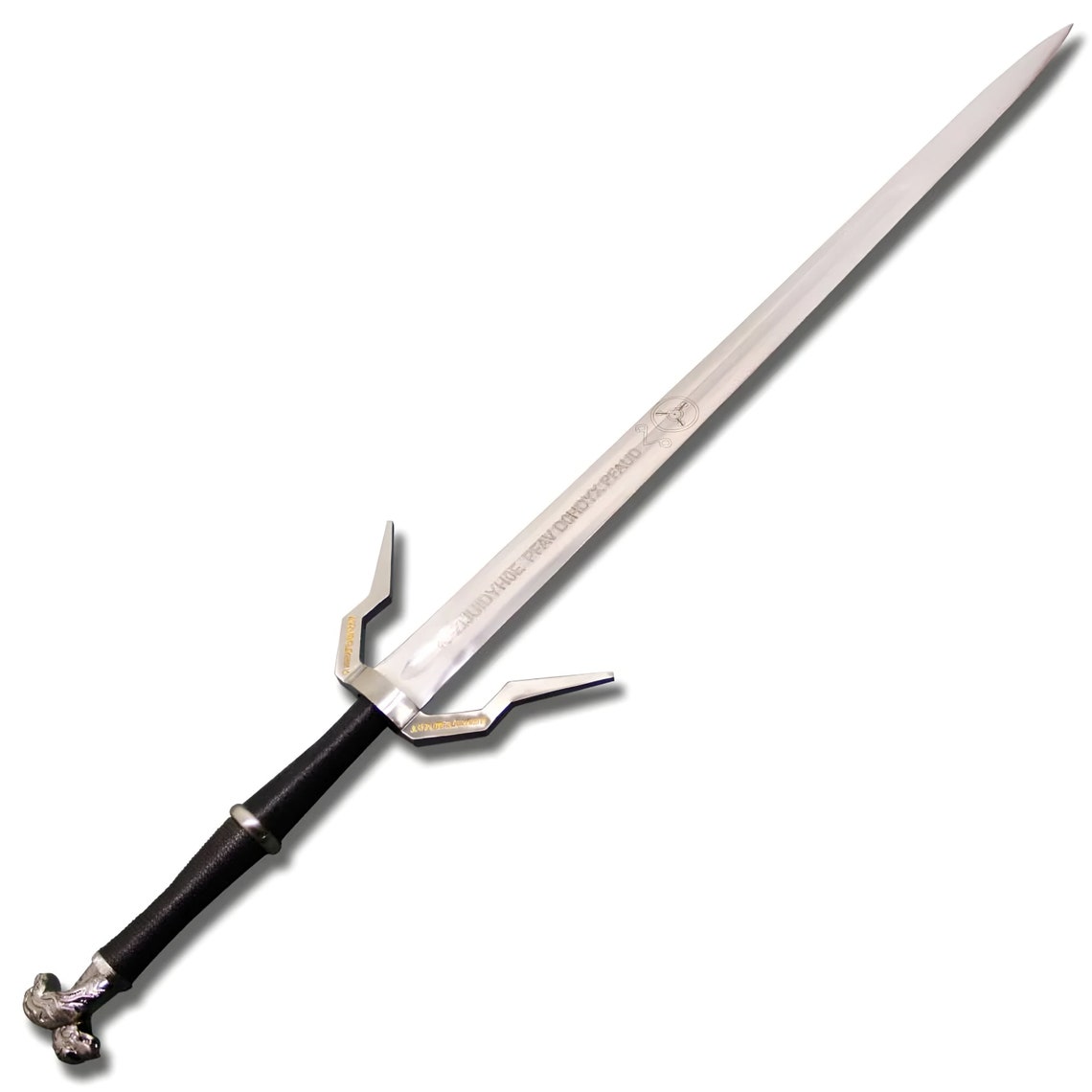 Silver Rune Sword the Witcher 3 Sword Replica Sword of - Etsy