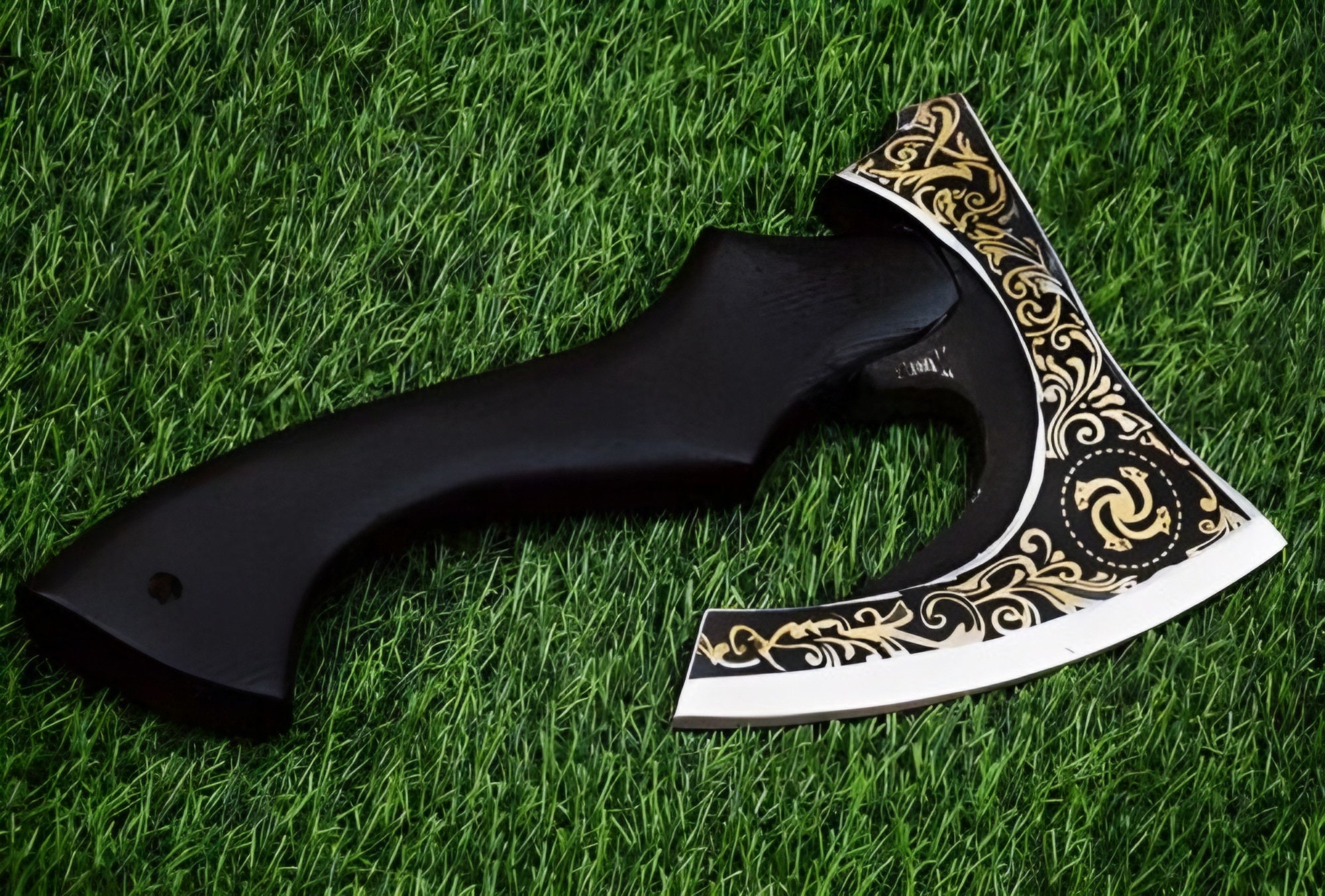 Custom Carbon Steel Viking Axe Pizza Cutter Hatchet Etsy