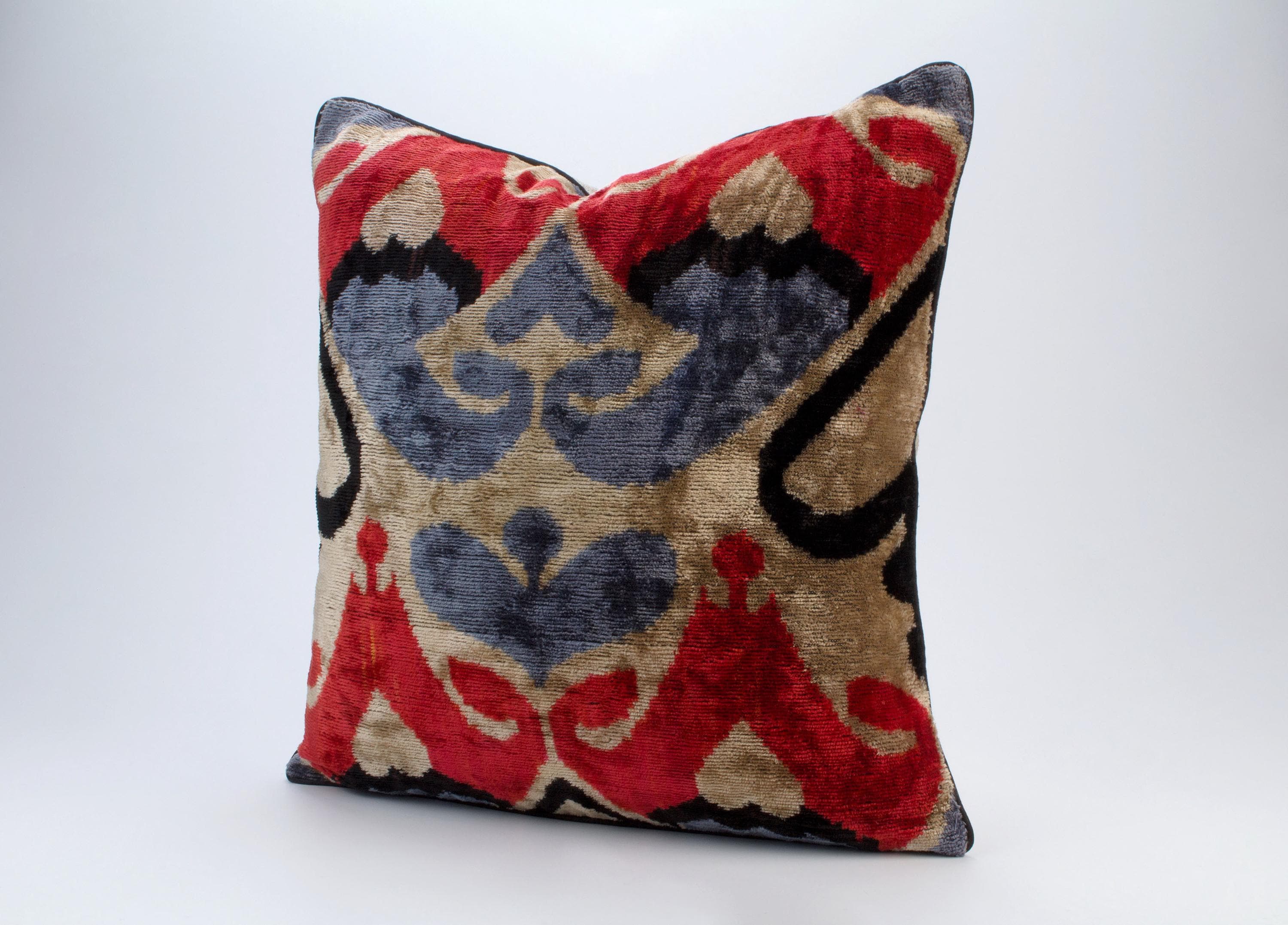 Copricuscino In Velluto Con ZiP Con Ponpon – Preziosa Home - Foto 5