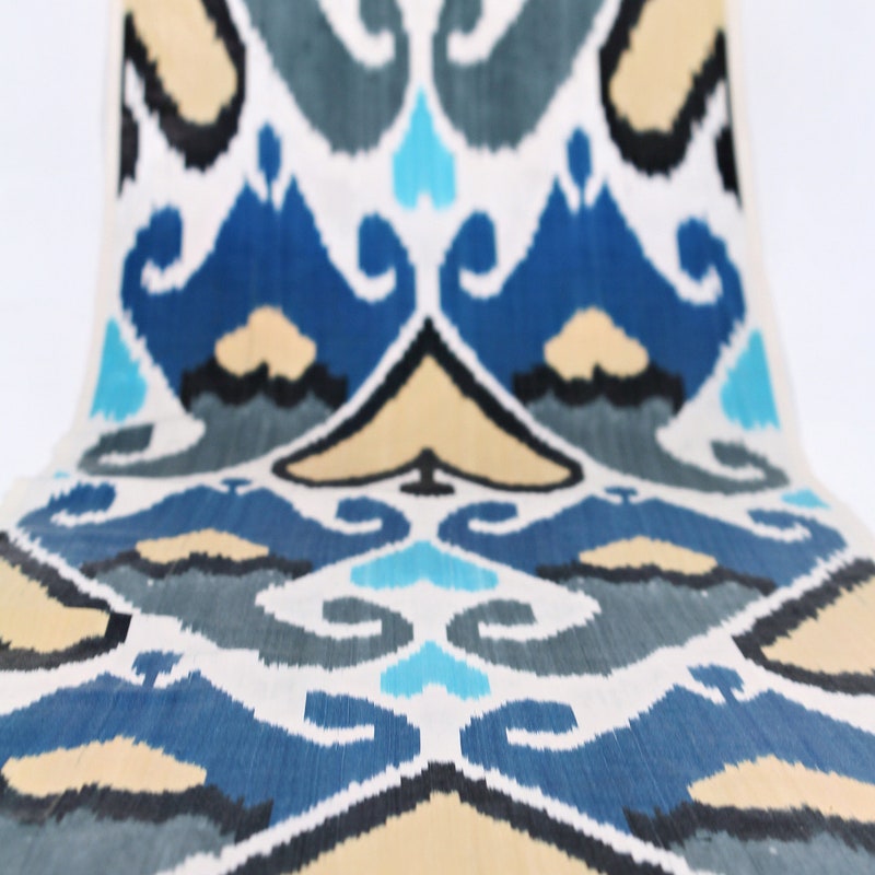 Aqua Ikat Belt HC Long Kaftan