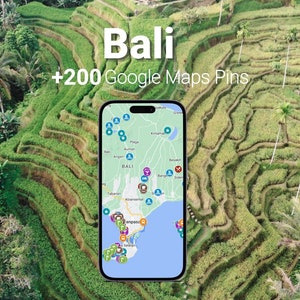 Google Maps Pins Bali (DE)