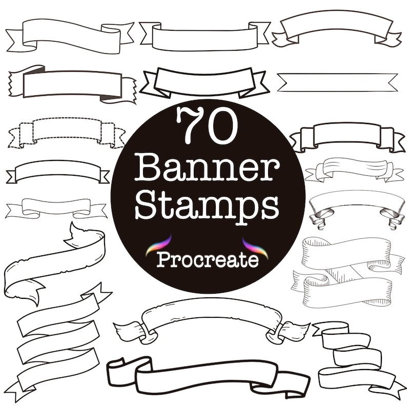 A large 1000+ Procreate Stamp Bundle collage showcasing multiple stamp sets including frames, wreaths, stars, mushrooms, flowers, banners, hearts, doodles, wildflower borders, lockets, fine-line florals, and postage stamps. Black and white digital stamp previews arranged around a bold central title. Ideal for artists, Procreate users, digital planners, and designers looking for a massive stamp collection.